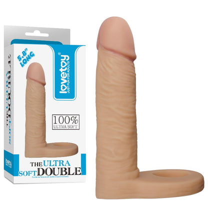 LOVETOY - DILDO THE ULTRA SOFT DOUBLE 5.8 NATURAL