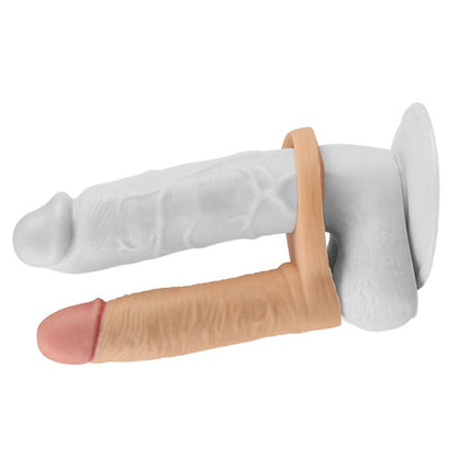 LOVETOY - DILDO THE ULTRA SOFT DOUBLE 5.8 NATURAL