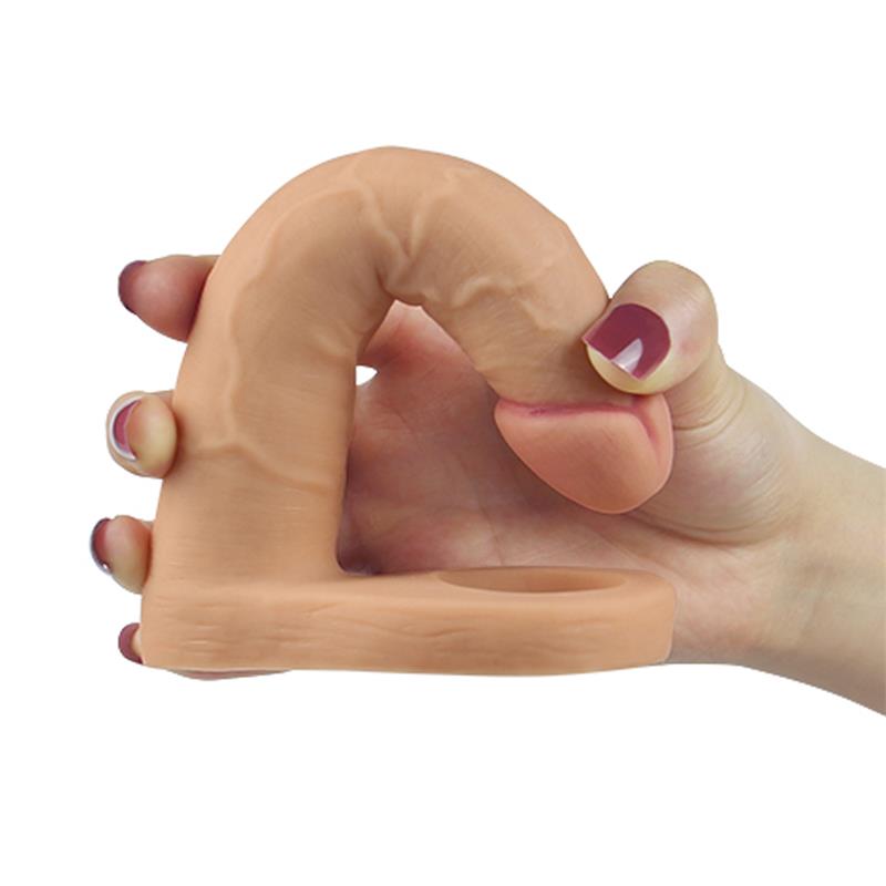 LOVETOY - DILDO THE ULTRA SOFT DOUBLE 6.25 NATURAL