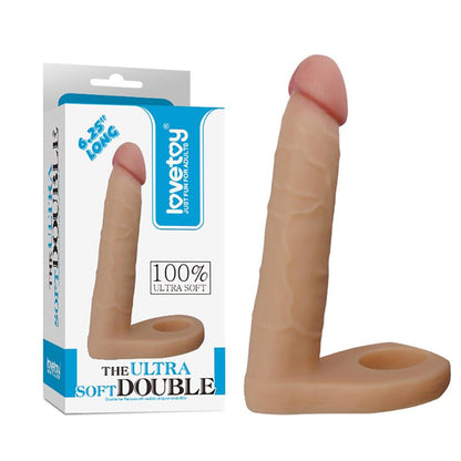 LOVETOY - DILDO THE ULTRA SOFT DOUBLE 6.25 NATURAL