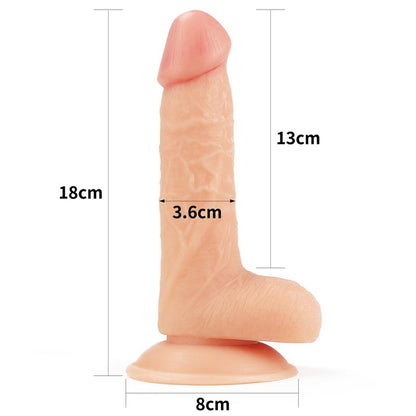 LOVETOY - DILDO THE ULTRA SOFT DUDE 7 NATURAL