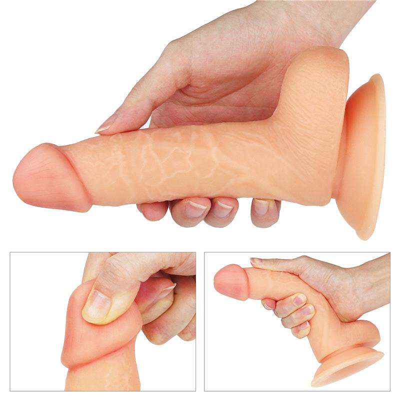 LOVETOY - DILDO THE ULTRA SOFT DUDE 7 NATURAL