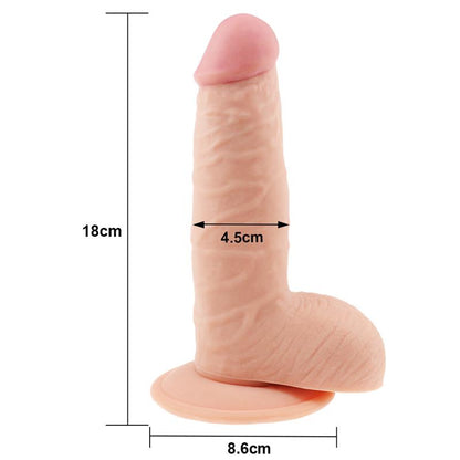 LOVETOY - DILDO THE ULTRA SOFT DUDE 7.5 NATURAL