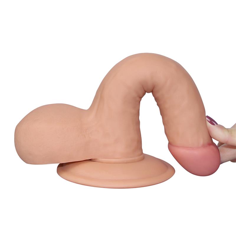 LOVETOY - DILDO THE ULTRA SOFT DUDE 7.5 NATURAL