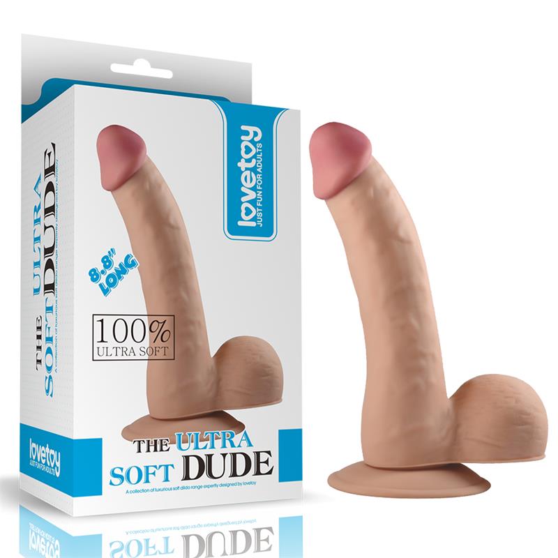 LOVETOY - DILDO THE ULTRA SOFT DUDE 8.8 NATURAL