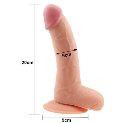LOVETOY - DILDO THE ULTRA SOFT DUDE 8.8 NATURAL