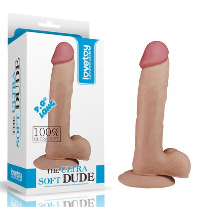 LOVETOY - DILDO THE ULTRA SOFT DUDE 9 NATURAL