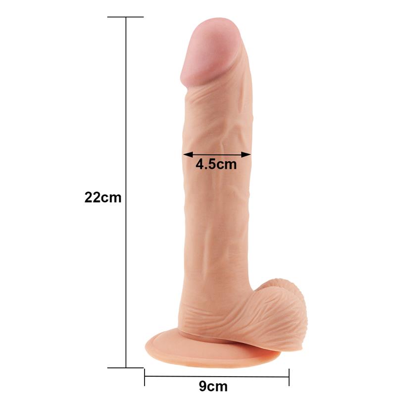 LOVETOY - DILDO THE ULTRA SOFT DUDE 9 NATURAL