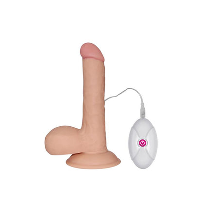 LOVETOY - DILDO THE ULTRA SOFT DUDE CON VIBRACIÓN 7.5 NATURAL