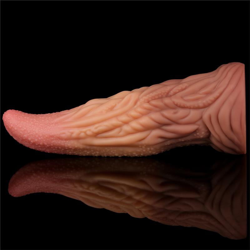 LOVETOY - DILDO TONGUE 10 DUAL LAYER