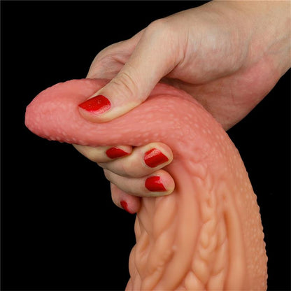 LOVETOY - DILDO TONGUE 10 DUAL LAYER