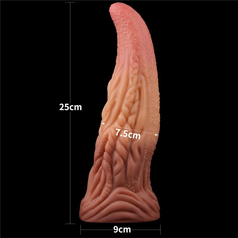 LOVETOY - DILDO TONGUE 10 DUAL LAYER