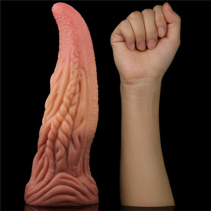LOVETOY - DILDO TONGUE 10 DUAL LAYER