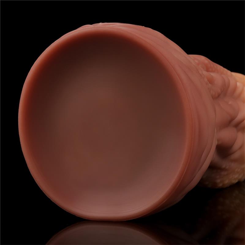 LOVETOY - DILDO TONGUE 10 DUAL LAYER