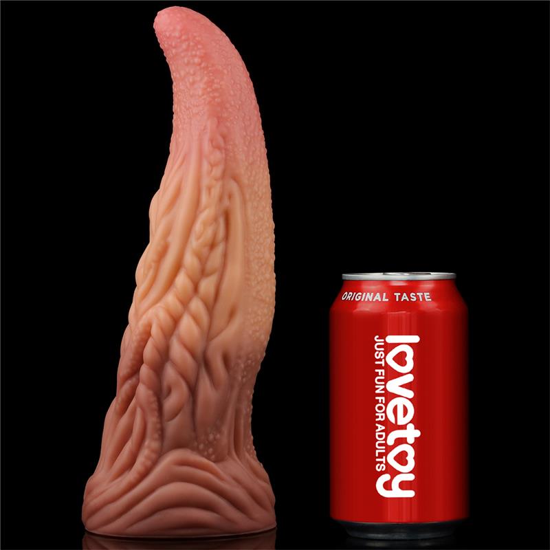 LOVETOY - DILDO TONGUE 10 DUAL LAYER