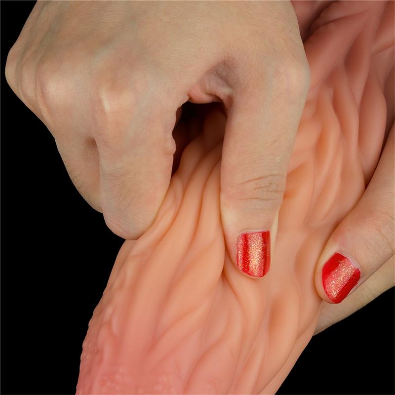 LOVETOY - DILDO TONGUE 10 DUAL LAYER