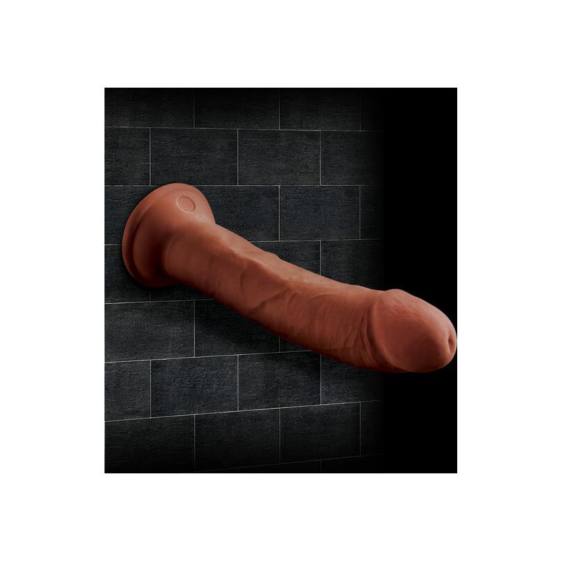 KING COCK - DILDO TRIPLE DENSIDAD 8 BRONCEADO