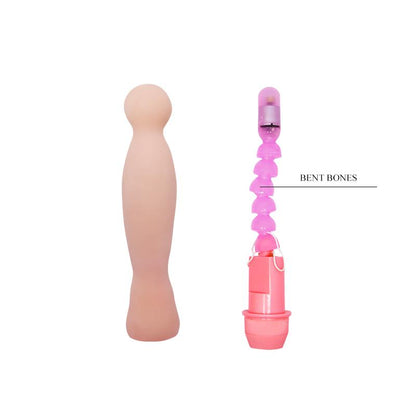 BAILE - DILDO VIBRADOR COLOR NATURAL 22 CM