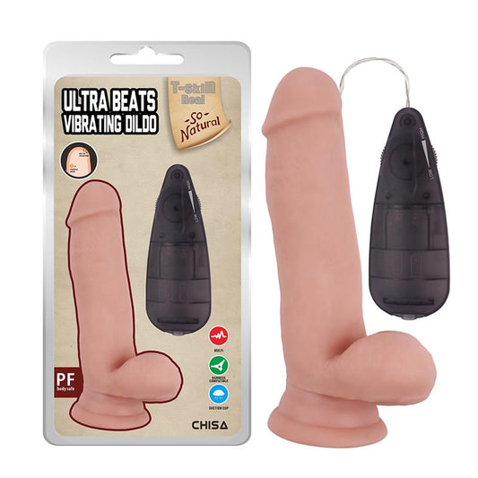 CHISA - DILDO VIBRADOR REALISTA ULTRA BEATS 6.8