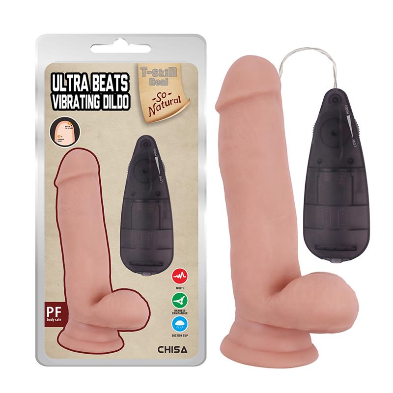 CHISA - DILDO VIBRADOR REALISTA ULTRA BEATS 6.8