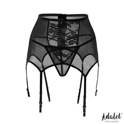 ADALET LINGERIE - DINA SET DE LIGERO ANCHO Y TANGA