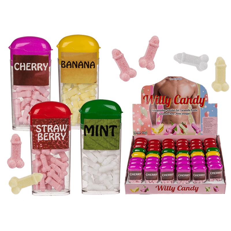 OOTB - DISPLAY 48 UNIDADES CARAMELOS PENE 4 SABORES