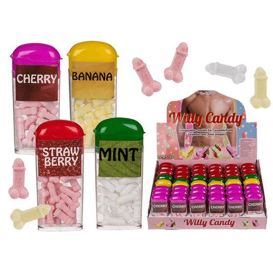OOTB - DISPLAY 48 UNIDADES CARAMELOS PENE 4 SABORES