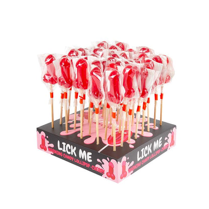 SECRET PLAY - DISPLAY PIRULETA PENE CEREZA EFECTO CALOR PICANTE 40PCS