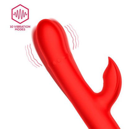 INTOYOU - DIVYA VIBRADOR CON ARO DE BOLAS INTERNAS UP AND DOWN Y PULSACIÓN 3 MOTORES INDEPENDIENTES USB