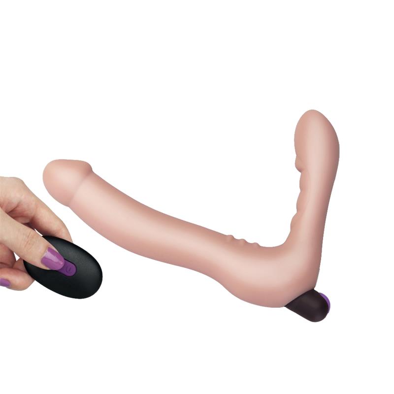 LOVETOY - DOBLE DILDO STRAPLESS SILICONA USB