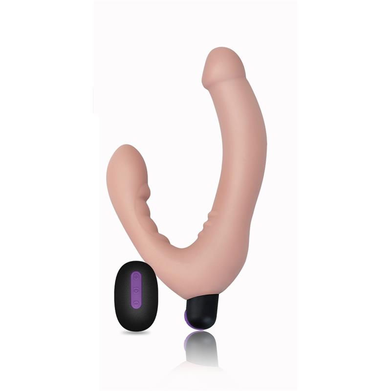 LOVETOY - DOBLE DILDO STRAPLESS SILICONA USB