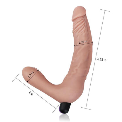LOVETOY - DOBLE DILDO STRAPLESS SILICONA USB