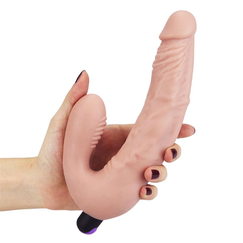 LOVETOY - DOBLE DILDO STRAPLESS SILICONA USB