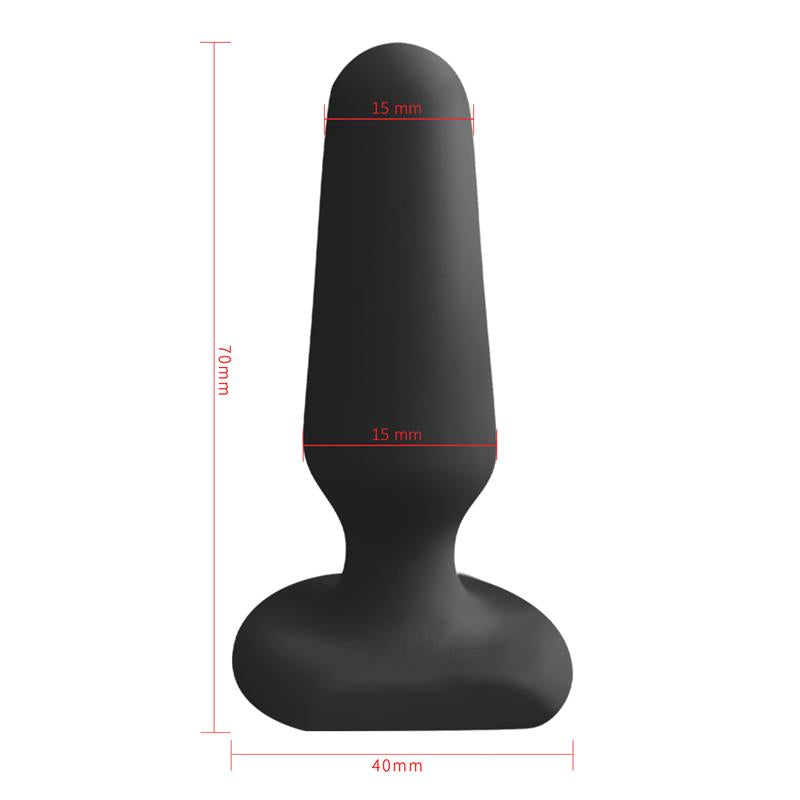LATETOBED - DOON PLUG ANAL DE SILICONA NEGRO