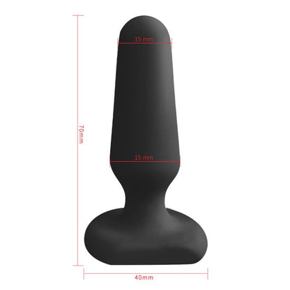 LATETOBED - DOON PLUG ANAL DE SILICONA NEGRO