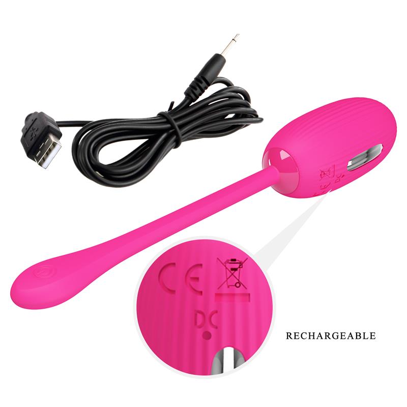 PRETTYLOVE - DOREEN HUEVO VIBRADOR CON ELECTRO SHOCK Y APP