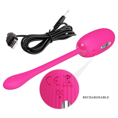 PRETTYLOVE - DOREEN HUEVO VIBRADOR CON ELECTRO SHOCK Y APP