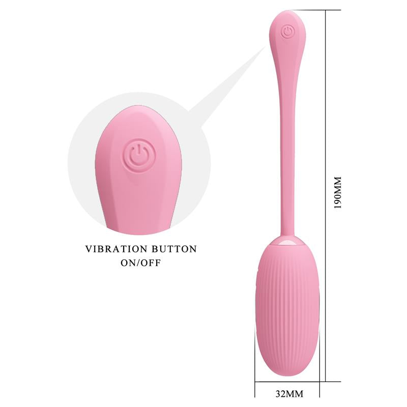 PRETTYLOVE - DOREEN HUEVO VIBRADOR CON ELECTRO SHOCK Y APP