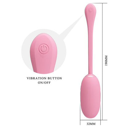 PRETTYLOVE - DOREEN HUEVO VIBRADOR CON ELECTRO SHOCK Y APP