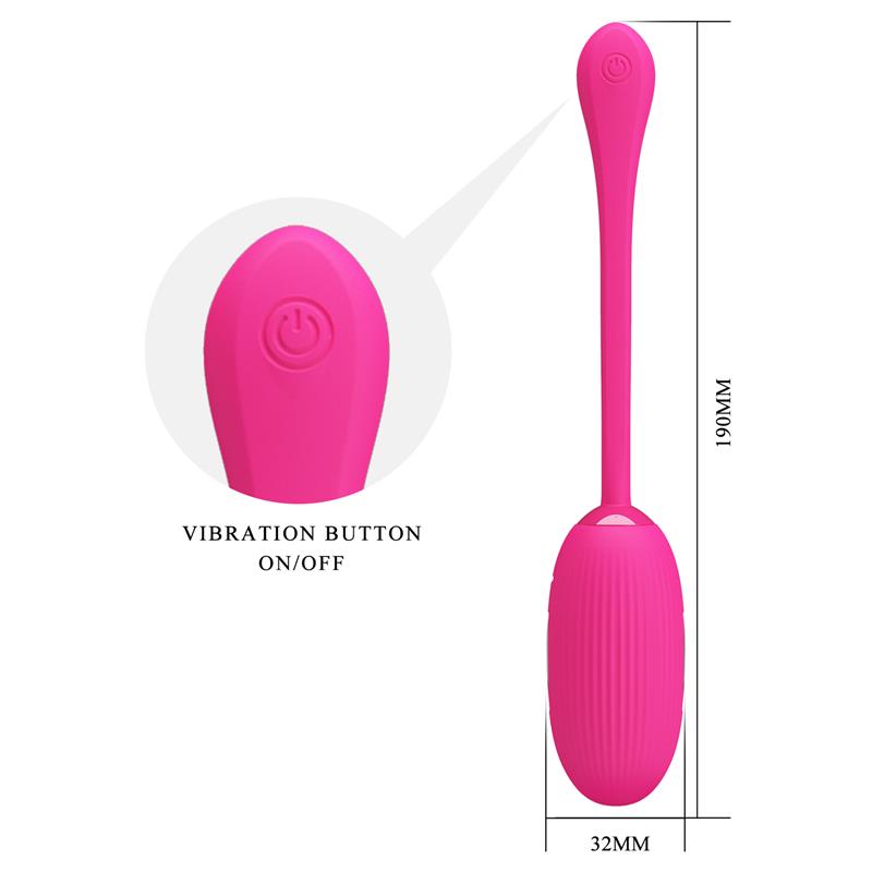 PRETTYLOVE - DOREEN HUEVO VIBRADOR CON ELECTRO SHOCK Y APP