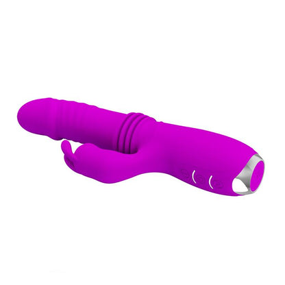 PRETTYLOVE - DOROTHY VIBRADOR CON FUNCIÓN UP AND DOWN USB PÚRPURA