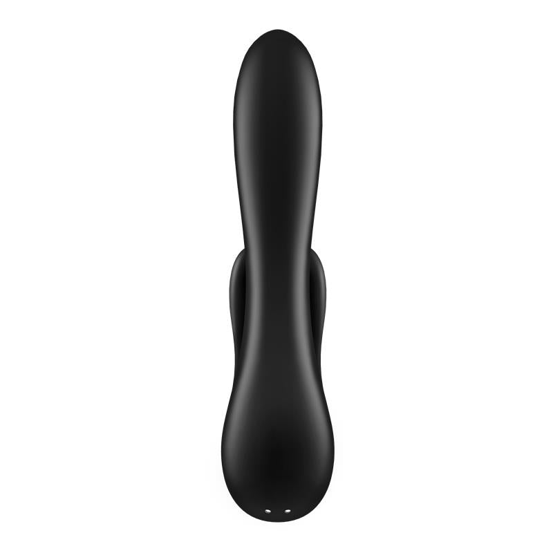 SATISFYER - DOUBLE FLEX VIBRADOR PUNTO G 3 MOTORES SATISFYER APP CONNECT NEGRO