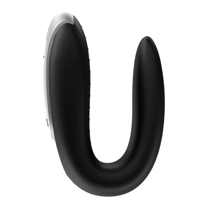 SATISFYER - DOUBLE FUN VIBRADOR PARA PAREJAS CON APP Y CONTROL REMOTO NEGRO