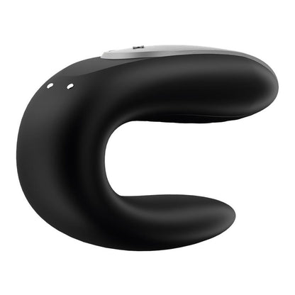 SATISFYER - DOUBLE FUN VIBRADOR PARA PAREJAS CON APP Y CONTROL REMOTO NEGRO