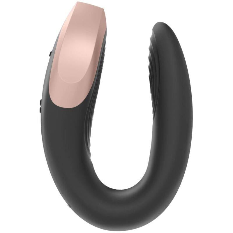 SATISFYER - DOUBLE LOVE LUXURY VIBRADOR PARA PAREJAS CON APP NEGRO