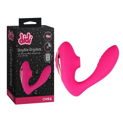 CHISA - DOUBLE ORGASM SUCCIONADOR DE CLÍTORIS ROSA