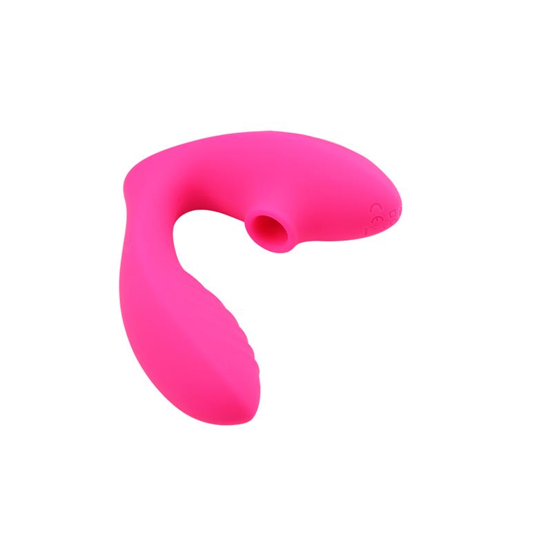 CHISA - DOUBLE ORGASM SUCCIONADOR DE CLÍTORIS ROSA