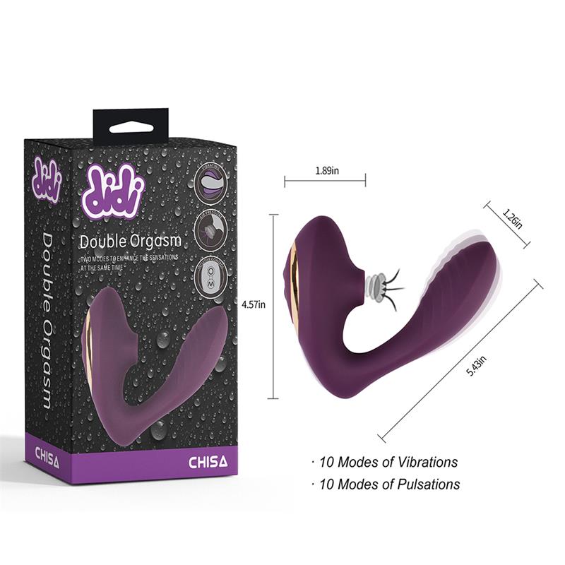 CHISA - DOUBLE ORGASM SUCCIONADOR DE CLÍTORIS