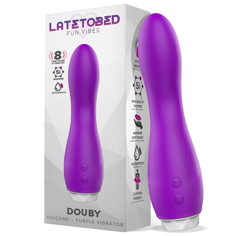 LATETOBED - DOUBY VIBRADOR SILICONA PÚRPURA