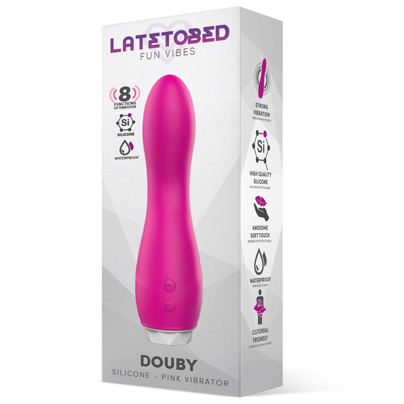 LATETOBED - DOUBY VIBRADOR SILICONA ROSA